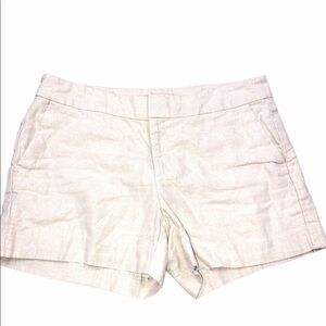Banana Republic size 6 tan linen chino shorts